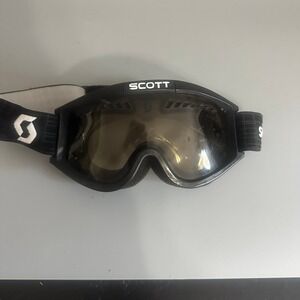 Scott Ski Snowboard Goggles Black Frame Tinted Lens Adjustable Winter Sport